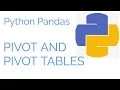 Pandas tutorial part - 6 Pivot and Pivot tables and grouper functions