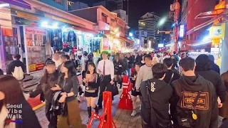 Halloween Fever In Hongdae 홍대 할로윈 Seoul S Weekend Street Party 4K HDR 