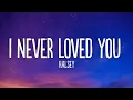 Download Lagu Halsey - I Never Loved You (Lyrics)