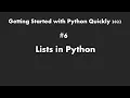 Lists in Python