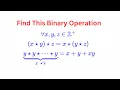 Breaking Down a Challenging Binary Operation Problem