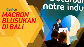 Emmanuel Macron Bikin Heboh, Blusukan Di Bali