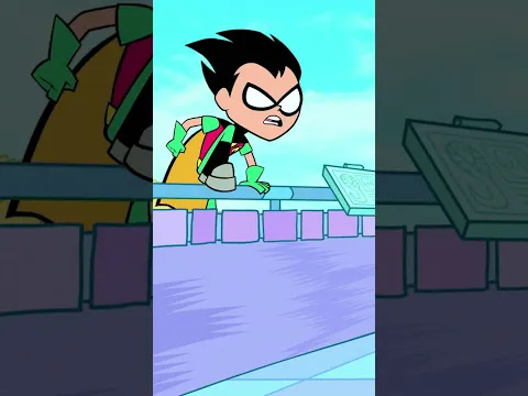 Cyborg teaches Robin how to be a true alpha🦁 #TeenTitansGo #TripToTheZoo