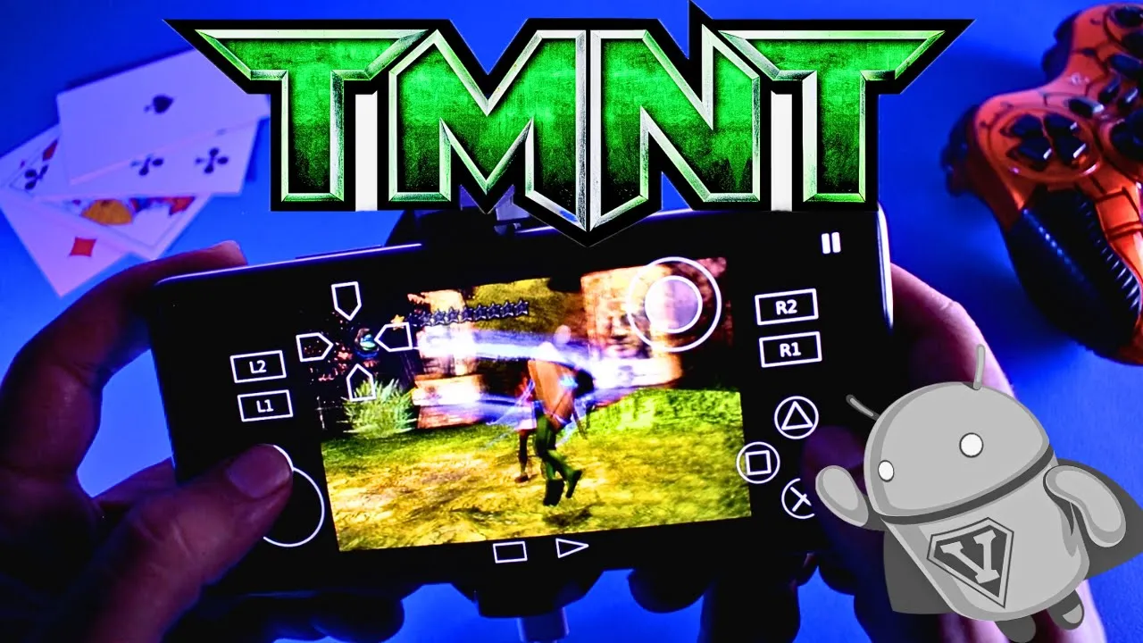 TMNT Android Gameplay | PS2 Emulator Android | Aethersx2 Android