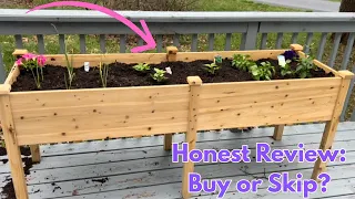 Elevated Wooden Garden Bed Best Choice Products 72 Planter Review