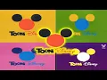 All ToonDisney Logo Colors Bumper Ident 1999-2002 Compilations