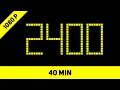 2400 Sec Timer Alarm Simple Timer 40 Min Timer