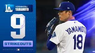 Another MASTERFUL outing for Yoshinobu Yamamoto 9 strikeouts for the Dodgers MLB Highlights