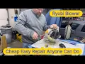 Reviving a Free Ryobi Leaf Blower Easy 15 Carb Fix Running Like New