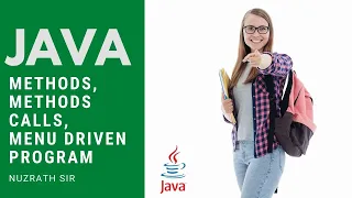 Methods in Java Menu Driven Program Procedural Method Calls