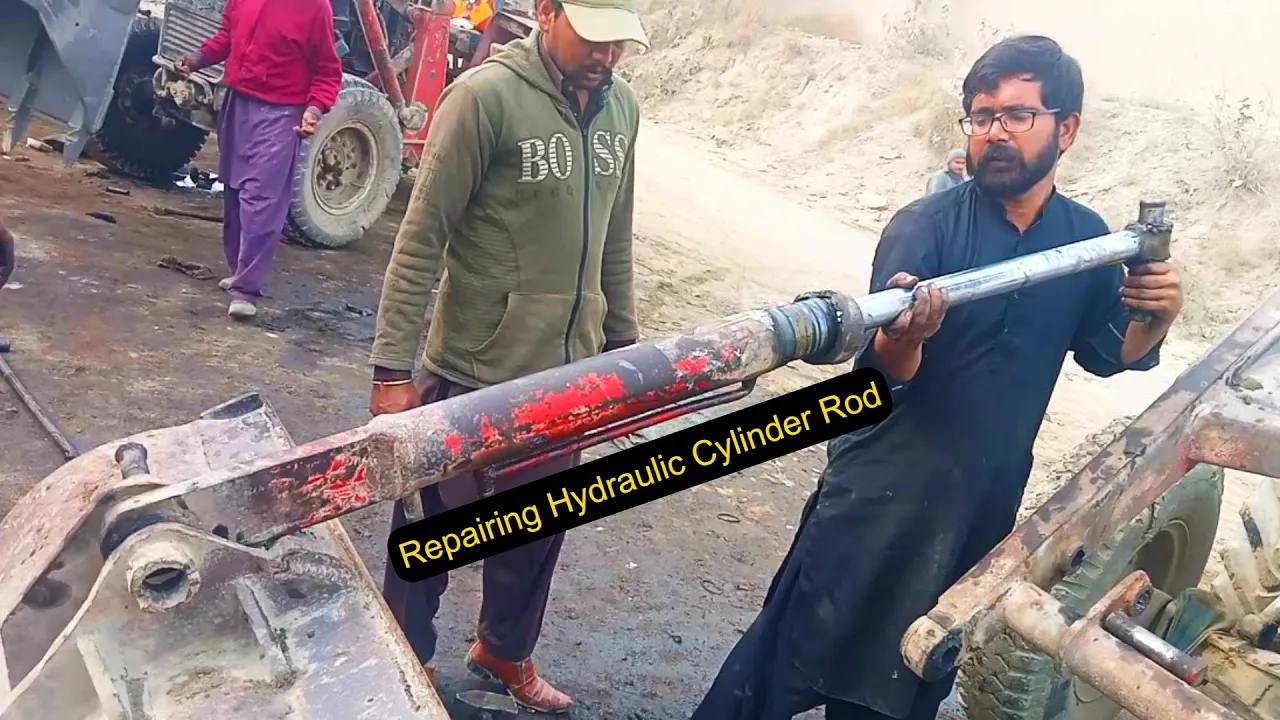 Hydraulic Cylinder Rod Repairing in Pakistan | hydraulic Rod repair | Jaw Crusher Machine Pakistan
