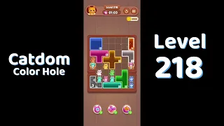 Catdom Color Hole Level 218 Screenshot