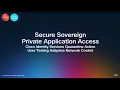 Secure Sovereign Private APP Access Cisco ISE ANC Quarantine Action User Testing