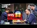 Download Lagu Magnus Carlsen downs a 2600+ GM in just 18 moves | Carlsen vs Shimanov | World Blitz 2024
