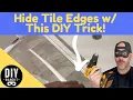 PVC Quarter Round Trim DIY Hide Tile in Wet Moisture-Prone Areas Tile to Shower Base