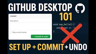 GitHub Desktop Tutorial Set Up Repo Commit Discard Changes