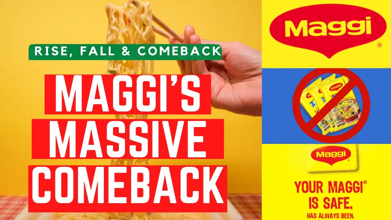 Maggi Noodles Branding Strategy | Maggi Comeback Strategy | Maggi Safety Crisis | Maggi Case Study