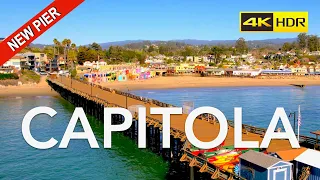 2025 Capitola Village and Wharf - Walkthrough Drone Tour New Pier 4K R ly reopened