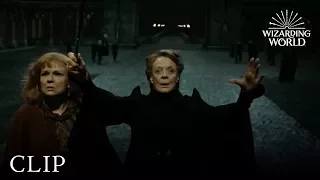 Professor McGonagall Protects Hogwarts Harry Potter And The Deathly Hallows Pt 2 