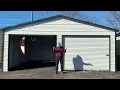 Tour this 2-Bay Garage with MaxSteel Buildings