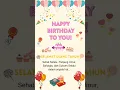 Download Lagu Happy birthday to you, ucapan selamat ulang tahun #happybirthday #selamatulangtahun