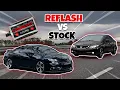 9TH GEN CIVIC Si HONDATA REFLASH VS STOCK