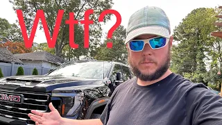 Brand new 2024 Gmc 2500 Duramax AT-4 problems
