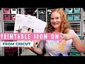 How to Use Cricut Printable Iron-On including wash tests