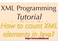 How to count XML elements in Java