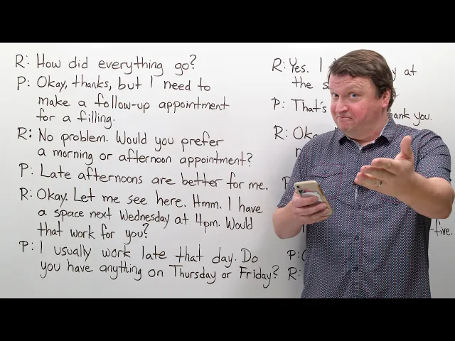 Video: Speak English with Confidence! How to Make Appointments