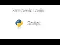 Automation - Facebook Login Python