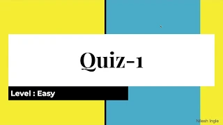Python quiz - 1 Basics data types and operators