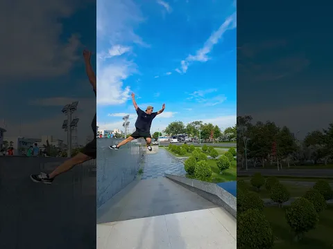 PARKOUR EPIC TRAINING FOR JUMP #tobypk #parkour #pov