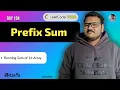 Leetcode 1480 Running Sum of 1D Array in Telugu Prefix Sum Inplace Python DSA srkcodes