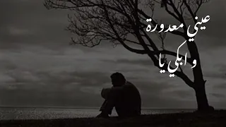 عيني معذورة و ابكي يا              دندنها