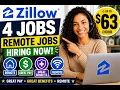 4 Remote ZILLOW Jobs - Hiring Now