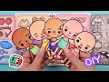 Paper Diy Toca Boca Dice Game Book