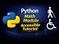 Python Lecture 15 Python Math Module Explained sin cos tan factorial Tutorial