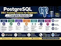 PostgreSQL DBA Course for Beginners PostgreSQL Database Administration Tutorial DBA Training