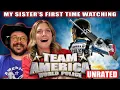 Download Lagu My Sister Watches Team America: World Police (2004) for the First Time | Movie Reaction | MATT DAMON