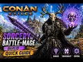 Quick Guide on Sorcery Battle-mage build with 2 Followers Conan Exiles