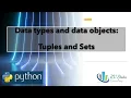 1 1 Data types and objects in Python tuples Set tutorial course in data science and Statistic