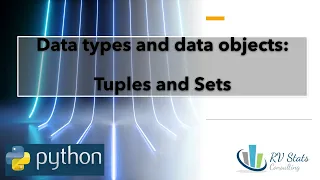 1 1 Data types and objects in Python tuples Set tutorial course in data science and Statistic
