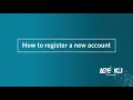 How to register a new account LG E and KU
