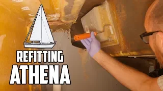 Sail Life – Big hole in the cockpit, hull moisture & the perfect cleat? – DIY boat refit