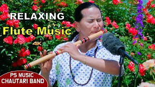 Relaxing Flute Music | Bansuri | Basuri Dhun | Instrumental | Beautiful Nature Sound With Bird Sound