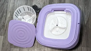 Temu Mini Washing Machine Instructional