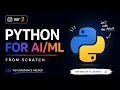 I Learned Python for AI in One Day Day 2 of My 100-Day AI Journey