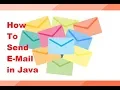 How to send email in java