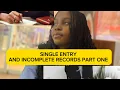 ENKELE INGANG EN ONVOLLEDIGE REGISTRATIE DEEL 1#account